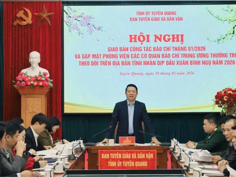 Tuyên Quang: Đánh giá cao báo chí đồng hành cùng địa phương đổi mới và phát triển