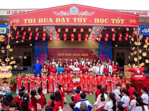 Phú Thọ: Trường Tiểu học Tuy Lộc và Trung tâm Kỹ năng sống Mai Trang hoạt động "Mừng Đảng, Mừng Xuân"