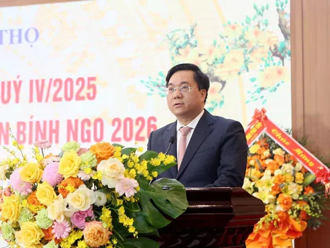 Phú Thọ: Họp báo quý IV/2025 và gặp mặt báo chí đầu xuân Bính Ngọ 2026.