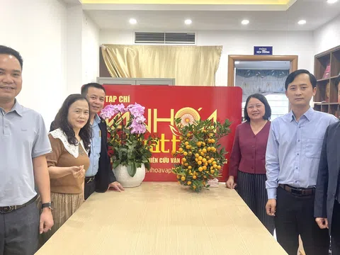 Lãnh đạo Liên hiệp các Hội Khoa học và Kỹ thuật Việt Nam thăm, làm việc với Viện Nghiên cứu Văn hóa và Phát triển, Tạp chí điện tử Văn hóa và Phát triển