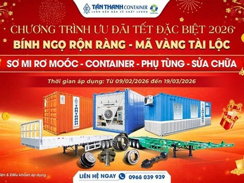 Chương trình Khuyến mãi “Bính Ngọ Rộn Ràng – Mã Vàng Tài Lộc” cùng Tân Thanh Container