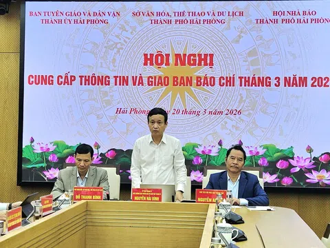 Hải Phòng: Giao ban báo chí tháng 3 định hướng tuyên truyền, triển khai nhiệm vụ sau bầu cử nhiệm kỳ 2026–2031