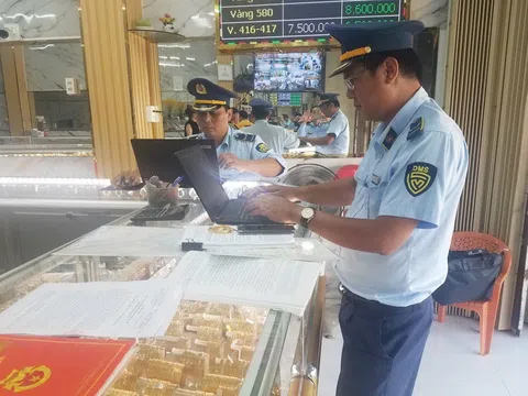 Đồng Tháp: Quản lý thị trường kiểm tra, xử lý 9 doanh nghiệp vi phạm kinh doanh vàng