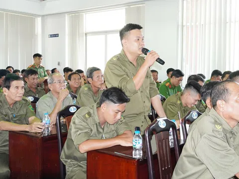 Đồng Tháp: Phát động phong trào thi đua trong lực lượng tham gia bảo vệ an ninh, trật tự ở cơ sở