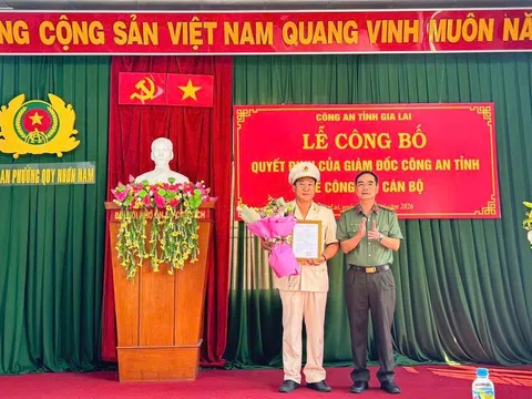 Gia Lai: Phường Quy Nhơn Nam có tân Trưởng Công an phường