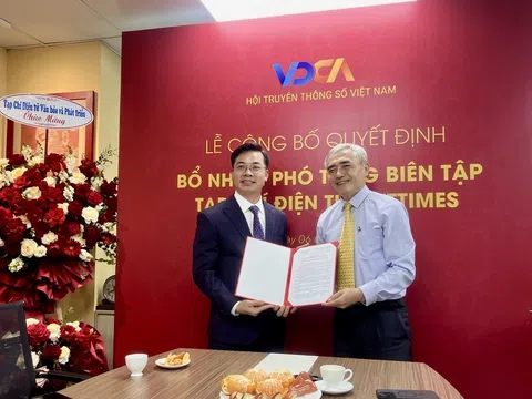 Ông Nguyễn Bá Chiêm được bổ nhiệm làm Phó Tổng Biên tập Tạp chí điện tử VietTimes