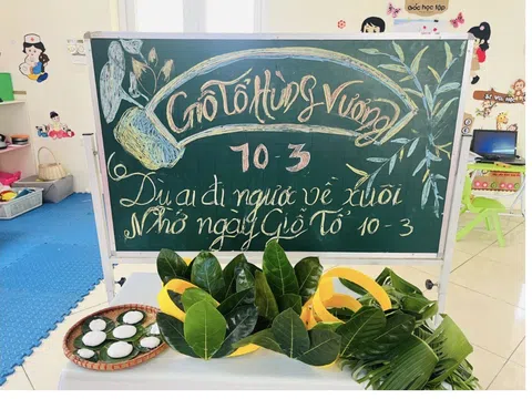 Phú Thọ: Trường Mầm non Duy Phiên giáo dục truyền thống qua hoạt động trải nghiệm dịp Giỗ Tổ Hùng Vương