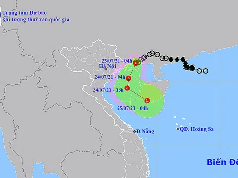 Bắc Bộ, Trung Bộ tiếp tục có mưa rào và dông mạnh, Tây Nguyên - Nam Bộ chiều tối mưa dông rải rác