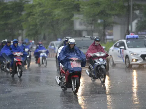 Mưa dông bao trùm khắp Bắc Bộ, Bắc Trung Bộ, Tây Nguyên và Nam Bộ., đề phòng khả năng xảy ra lốc, sét và gió giật mạnh