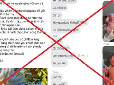 Thông tin bác sĩ “nhường máy thở của người thân cứu mẹ con sản phụ" là hư cấu