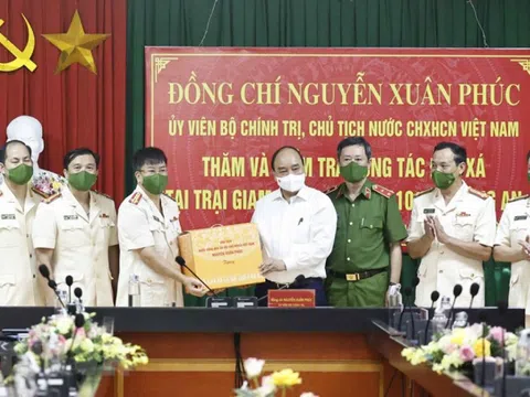 Chủ tịch nước kiểm tra công tác đặc xá tại Bắc Giang