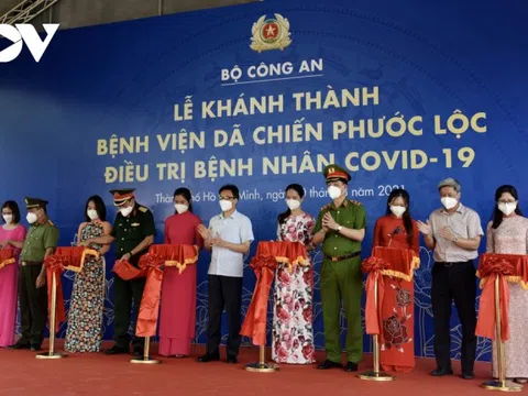 Khánh thành bệnh viện dã chiến quy mô 300 giường được xây dựng thần tốc trong 7 ngày tại TPHCM