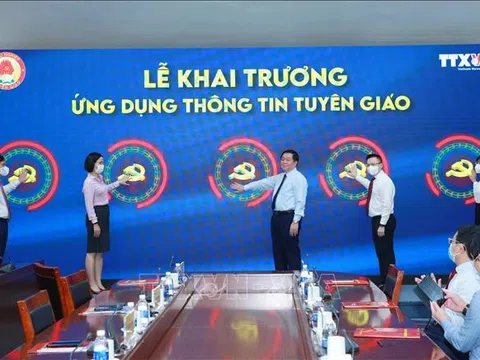 Ban Tuyên giáo Trung ương khai trương Ứng dụng Thông tin Tuyên giáo