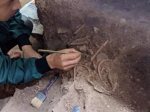 Lạng Sơn: Phát hiện mộ táng trẻ em niên đại 11.000 năm