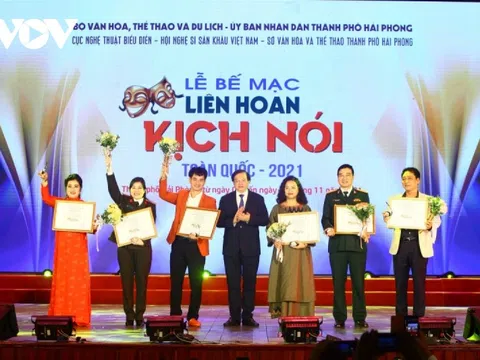 Liên hoan Sân khấu kịch nói toàn quốc năm 2021: Trao Huy chương Vàng cho 6 tác phẩm xuất sắc nhất