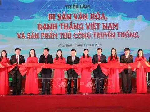 Triển lãm "Di sản văn hóa, danh thắng Việt Nam và sản phẩm thủ công truyền thống" năm 2021
