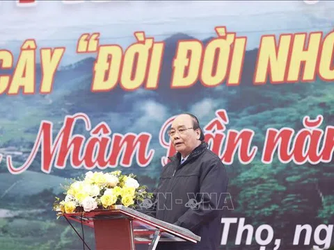 Phát động Tết trồng cây "Đời đời nhớ ơn Bác Hồ" Xuân Nhâm Dần tại Phú Thọ