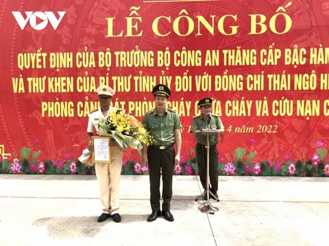 Đồng Nai: Chiến sỹ công an cứu 4 người đuối nước được thăng hàm vượt bậc