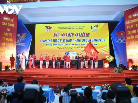 Đoàn Thể thao Việt Nam xuất quân tham dự SEA Games 31, chúc thi đấu thành công