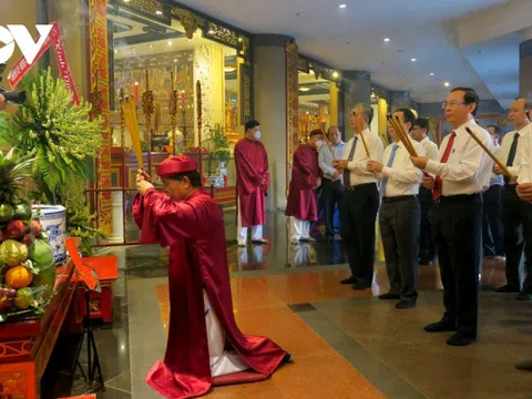 TP Hồ Chí Minh: Dâng hương, dâng hoa Đức Lễ Thành hầu Nguyễn Hữu Cảnh nhân lễ giỗ lần thứ 322