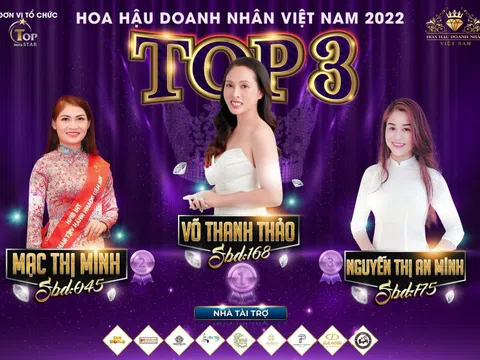 Thí sinh Võ Thanh Thảo lên top đầu trên BXH “Người đẹp được yêu thích nhất” Hoa hậu Doanh nhân Việt Nam