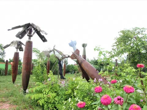 Quảng Bình: Thông điệp hòa bình trong khu vườn kỷ vật chiến tranh