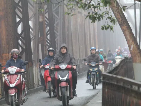 Ngày 25/2: Bắc Bộ trời lạnh, mưa dông diện rộng