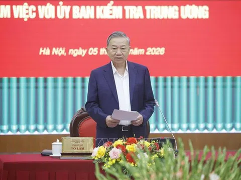 Tổng Bí thư Tô Lâm: Chuyển mạnh công tác kiểm tra, giám sát sang phòng ngừa từ sớm, từ xa
