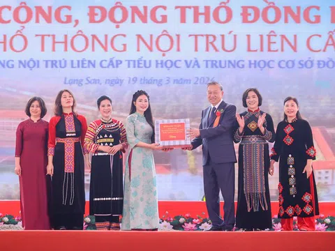 Tổng Bí thư Tô Lâm: Tiếp tục xây dựng đủ trường, đủ lớp trên toàn quốc để mọi học sinh đều được đến trường