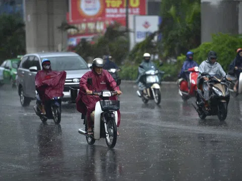 Ngày 1/4: Không khí lạnh gây mưa dông diện rộng ở Bắc Bộ, Đông Nam Bộ tiếp tục nắng nóng