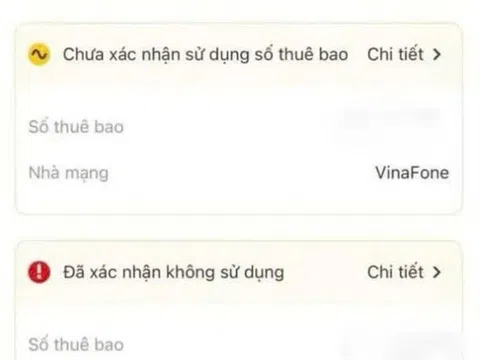 VNeID chưa hiển thị đủ số thuê bao đứng tên chính chủ, người dùng cần làm gì?