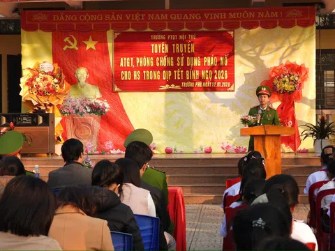 Quảng Trị: Phòng chống sử dụng pháo nổ, tăng cường an toàn giao thông cho học sinh