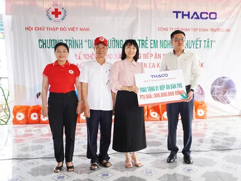 Đại diện THACO tham dự Lễ khởi công xây dựng bếp ăn bán trú tại tỉnh Đắk Lắk và Điện Biên