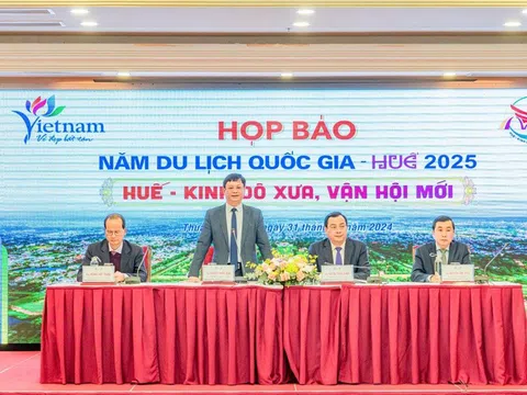 Năm Du lịch quốc gia 2025: "Huế - Kinh đô xưa, vận hội mới"