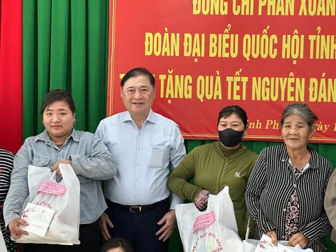 Chủ tịch Liên hiệp các Hội Khoa học và Kỹ thuật Việt Nam Phan Xuân Dũng thăm, chúc Tết Nguyên đán Ất tỵ 2025 tại tỉnh Ninh Thuận