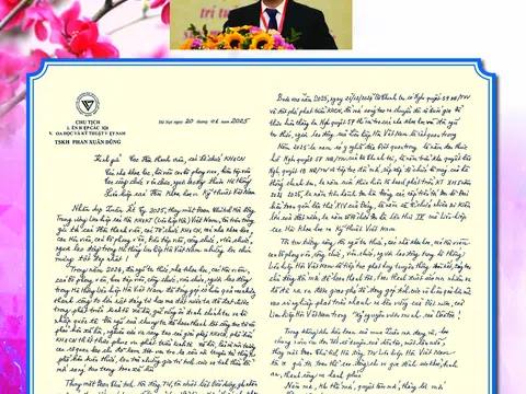 Thư chúc Tết của TSKH. Phan Xuân Dũng, Chủ tịch Liên hiệp các Hội Khoa học và Kỹ thuật Việt Nam