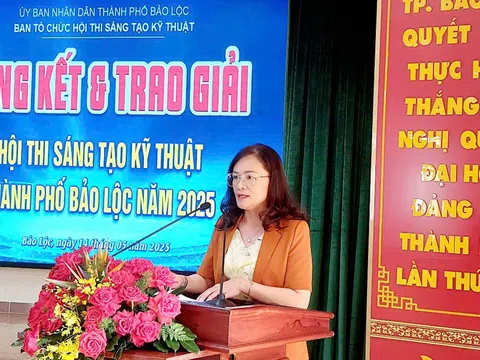 Thành phố Bảo Lộc, Lâm Đồng: Tổng kết và trao giải Hội thi sáng tạo kỹ thuật thành phố năm 2025