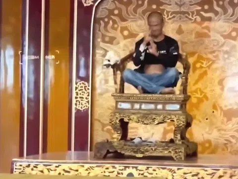 UBND TP. Huế Thông tin về vụ việc ngai vàng Triều Nguyễn bị người đàn ông xâm hại