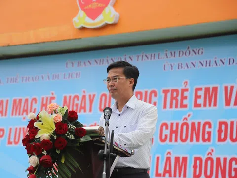 Lâm Đồng: Khai mạc Hè, Ngày Olympic trẻ em và Phát động toàn dân tập luyện bơi phòng, chống đuối nước năm 2025