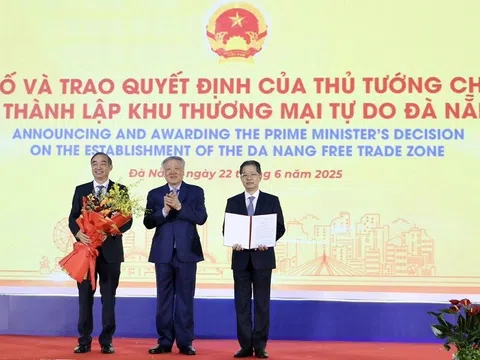 Đà Nẵng: Công bố Quyết định của Thủ tướng Chính phủ về thành lập Khu thương mại tự do