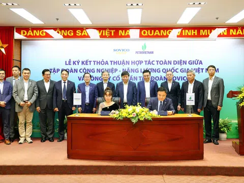 Petrovietnam hợp tác toàn diện với SOVICO: Động lực mới cho phát triển năng lượng và kinh tế