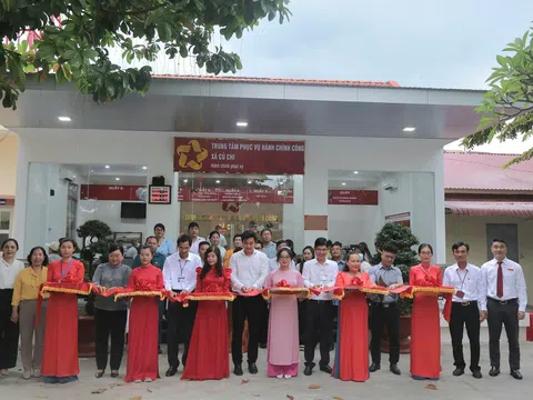 Khánh thành Trung tâm Phục vụ Hành chính công xã Củ Chi, TP.HCM: Bước tiến mới trong xây dựng chính quyền phục vụ