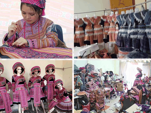 Giữ hồn thổ cẩm H’Mông - Hành trình sáng tạo của chị Giàng Thị Chá