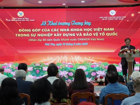 Khai trương Trưng bày “Đóng góp của các nhà khoa học Việt Nam trong sự nghiệp xây dựng và bảo vệ Tổ quốc”