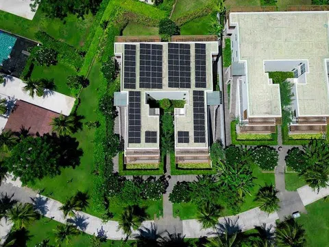 Dự án năng lượng mặt trời của Alma Resort sắp hoàn thành
