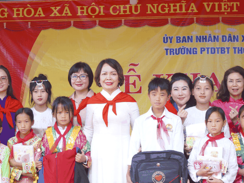 Trường THCS Tả Lủng, xã Mèo Vạc khai giảng năm học mới, đón thêm “ngôi nhà chung” cho học sinh vùng cao