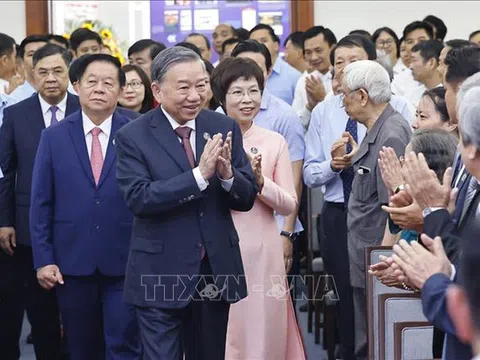 Tổng Bí thư Tô Lâm: Thông tấn xã Việt Nam tiếp tục khẳng định vai trò là cơ quan thông tin chiến lược, tin cậy của Đảng và Nhà nước