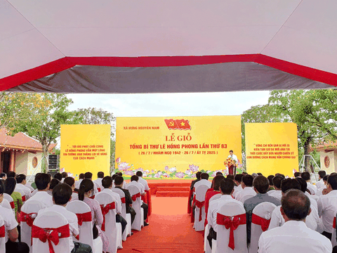 Nghệ An: Trang trọng tổ chức Lễ giỗ lần thứ 83 Tổng Bí thư Lê Hồng Phong