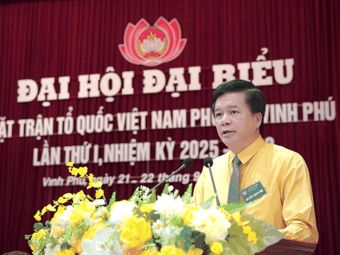 Đại hội MTTQ Việt Nam phường Vinh Phú, tỉnh Nghệ An lần thứ I, nhiệm kỳ 2025 - 2030: Phát huy sức mạnh đại đoàn kết toàn dân tộc