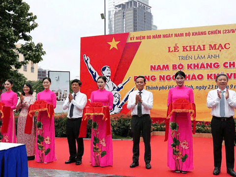 Khai mạc triển lãm kỷ niệm 80 năm Ngày Nam Bộ kháng chiến - Rạng ngời hào khí Việt Nam